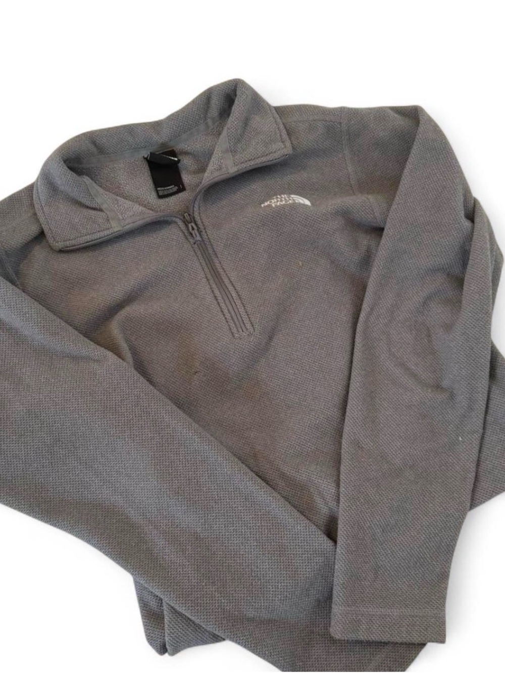 The North Face Men's Gray Half-Zip Sweater